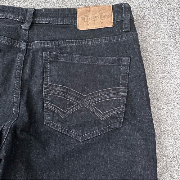 Men’s Native Jeans all black denim size 32x32 - Picture 3 of 6